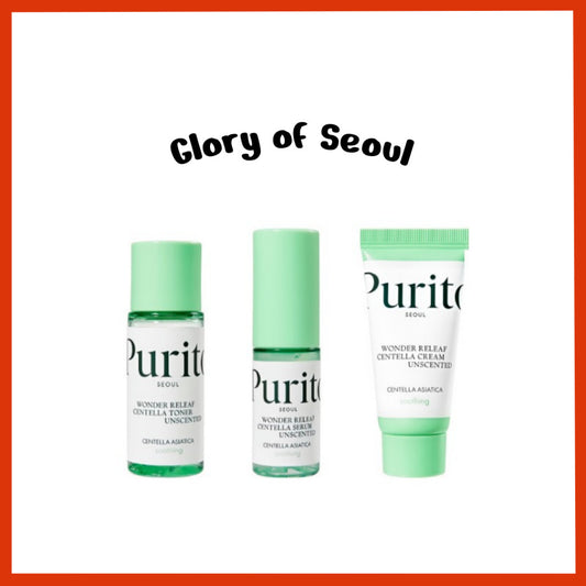[Mini Kit] PURITO Mini Wonder Releaf Centella Unscented Kit