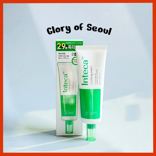 MAKE PREM INTECA Soothing Cream, 80mL | 2.9x Faster Absorbing & Calming Effect, Advanced Centella Extract