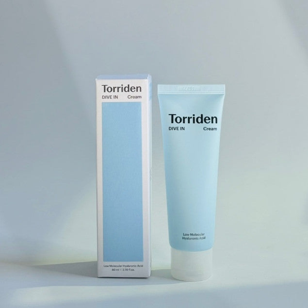 Torriden DIVE-IN Low-Molecular Hyaluronic Acid Cream 80ml / 2.71 fl oz | Facial Moisturizer for Sensitive, Oily Skin