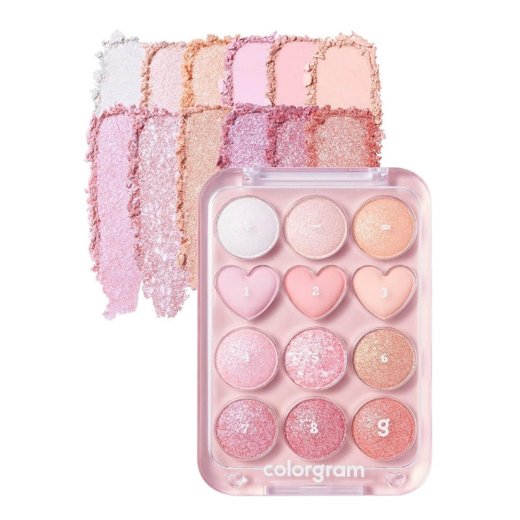 Paleta de sombras de ojos Pin Point de COLORGRAM 9.9g (7 colores)