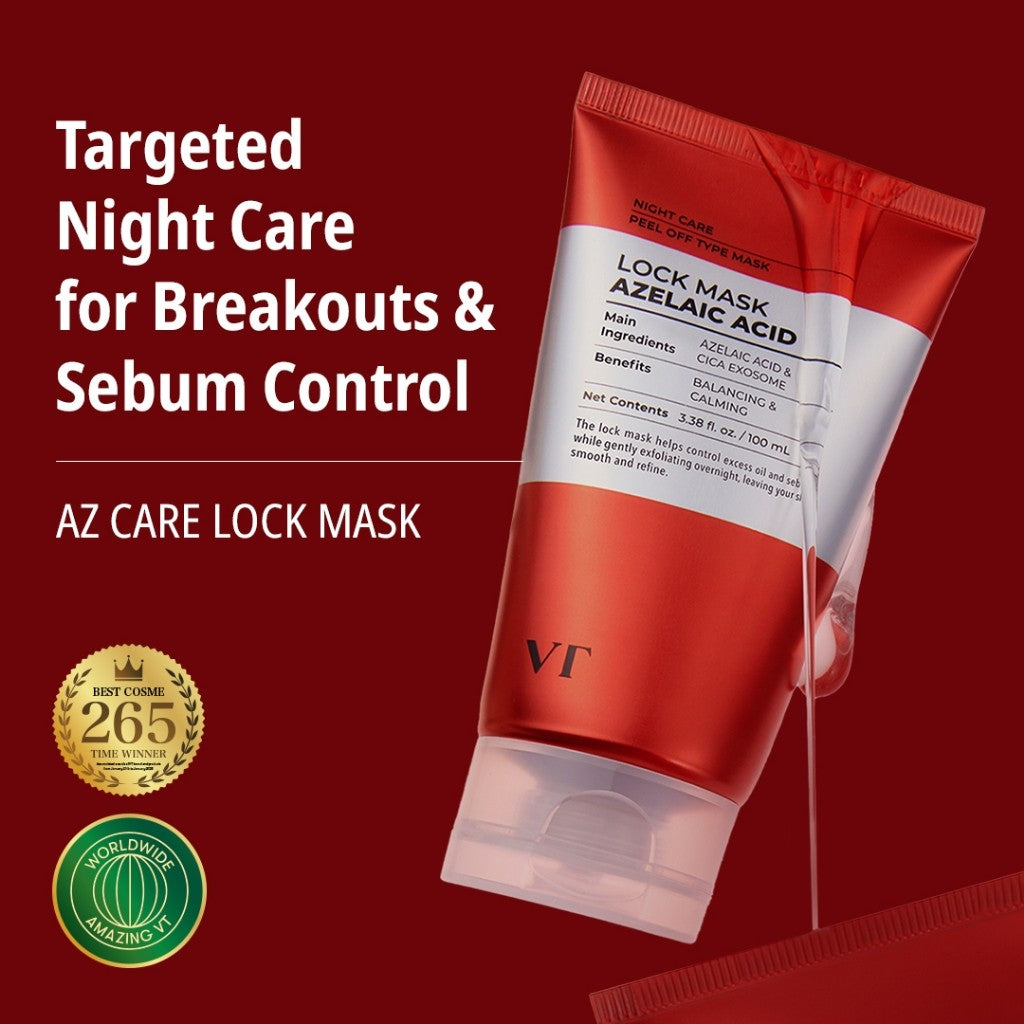 [Glory exclusive] VT AZ CARE LOCK MASK, 100mL | Azelaic acid