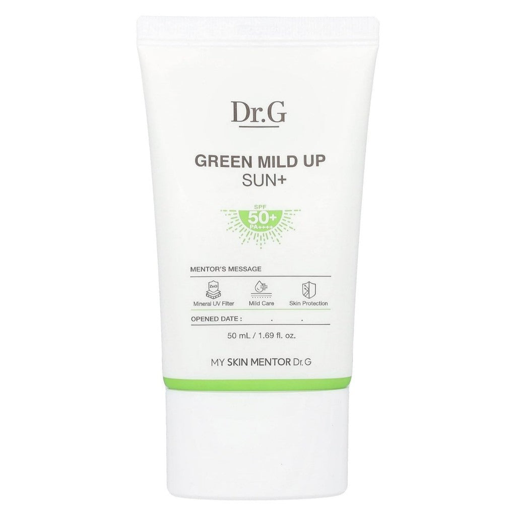 Dr.G Sunscreen, 50ml (3 Types) | SPF50+ PA++++, Green Mild Up / Brightening Up / R.E.D Blemish Soothing Up Sun Cream