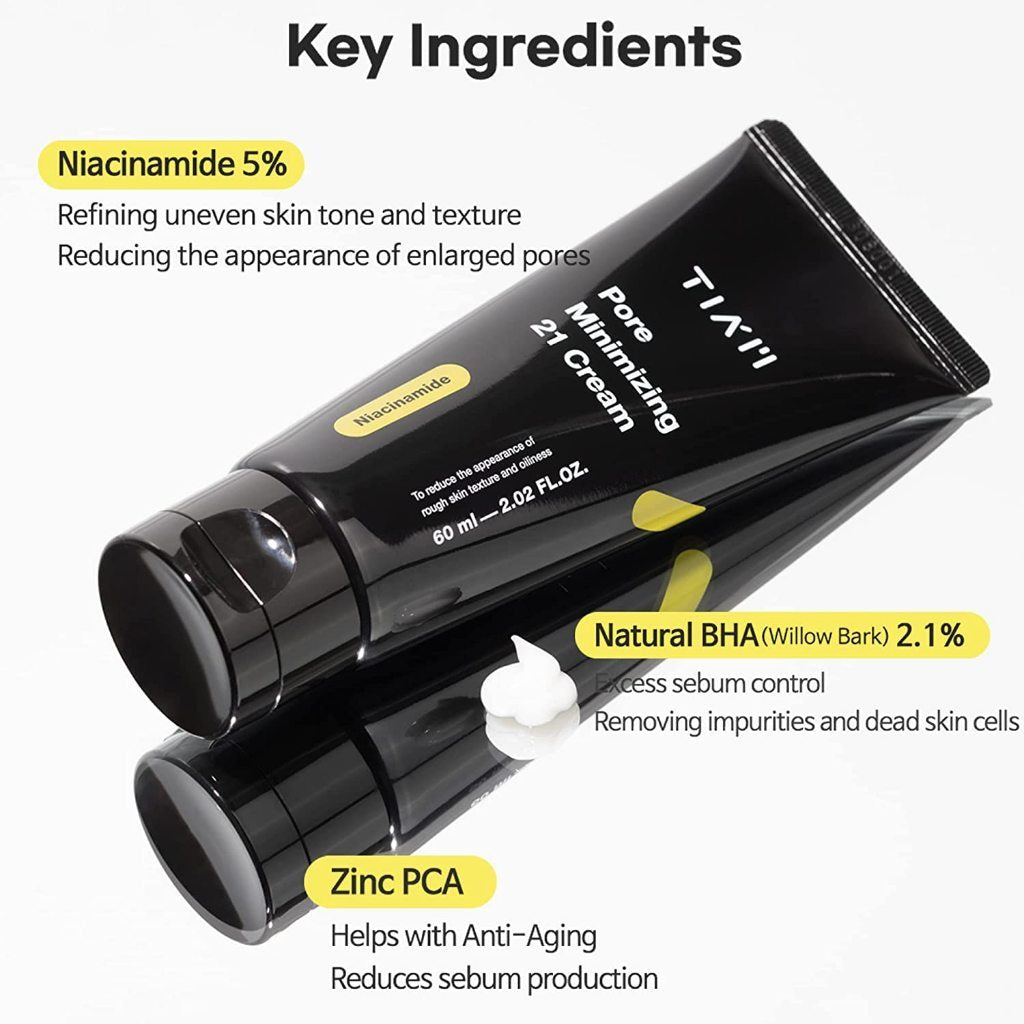 TIAM Pore Minimizing 21 Cream 60ml