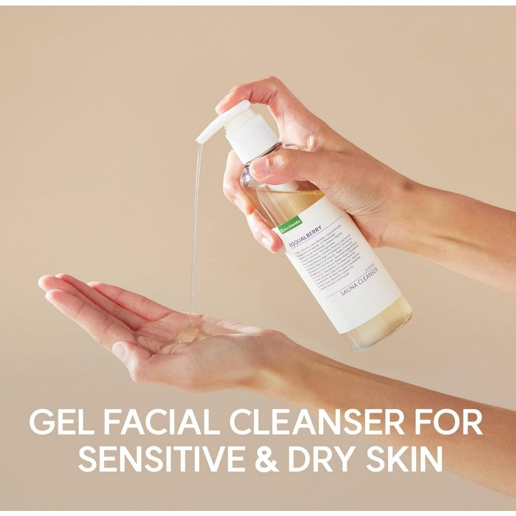 EQQUALBERRY pH Balanced Sauna Cleanser, 200mL