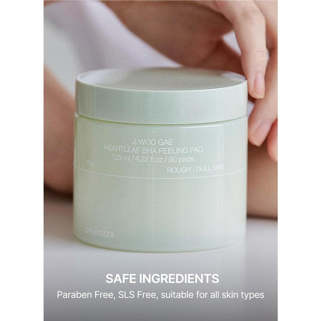 CELIMAX Ji.Woo.Gae Heartleaf BHA Peeling Pad 125ml 60ea