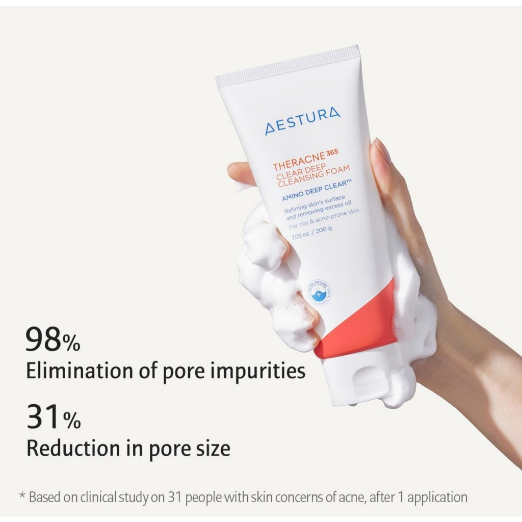 AESTURA Theracne 365 Espuma Limpiadora Profunda 200g