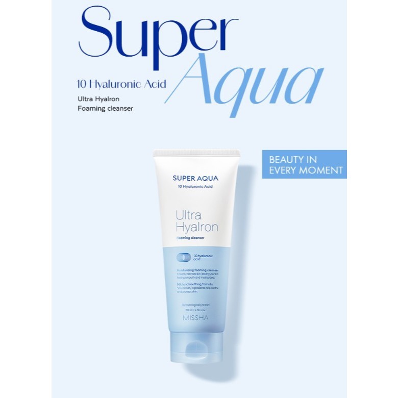 MISSHA Ultra Hyalron Foaming Cleanser 200ml
