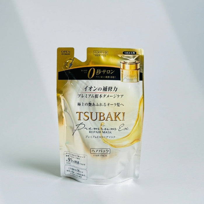 [REFILL] SHISEIDO Tsubaki Premium Repair Hair Mask 150g, Intensive Sampoo 330g