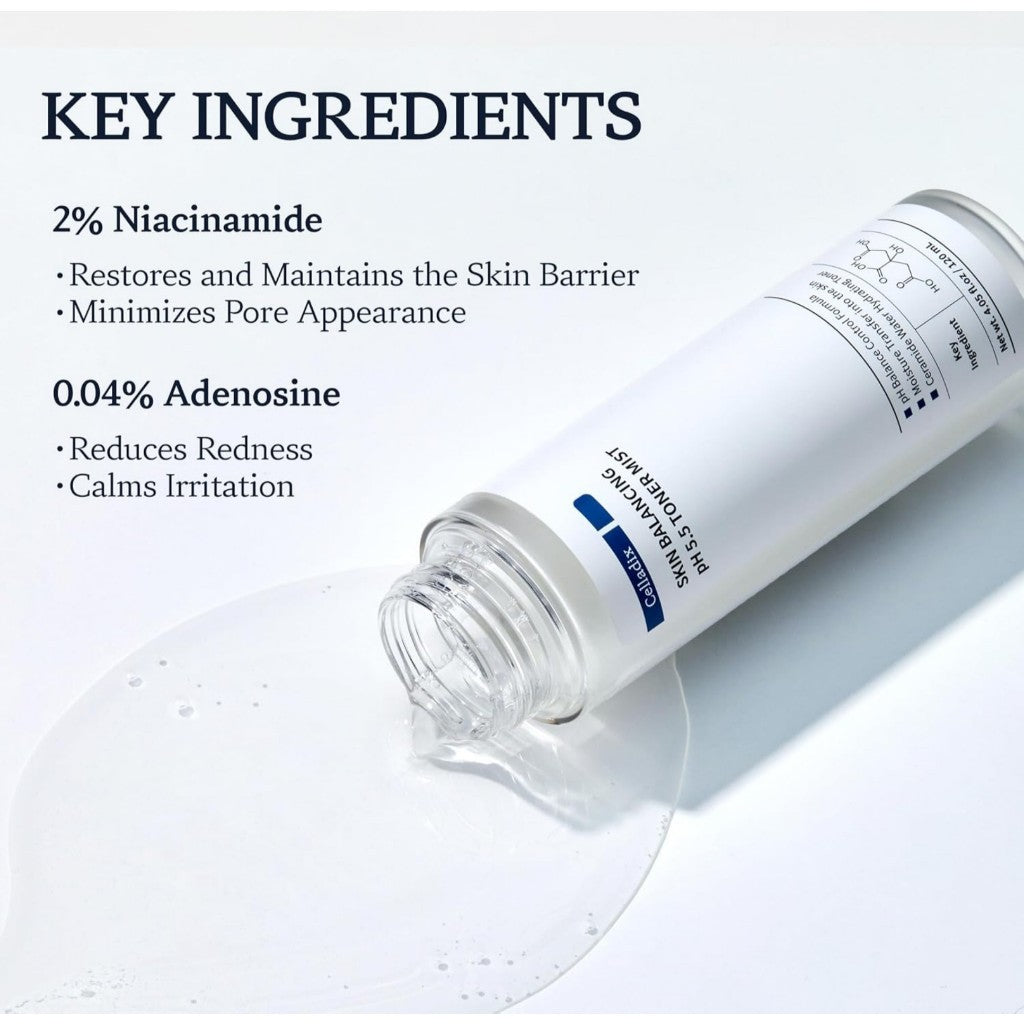 Celladix Skin Balancing pH 5.5 131 Toner Mist, 120mL