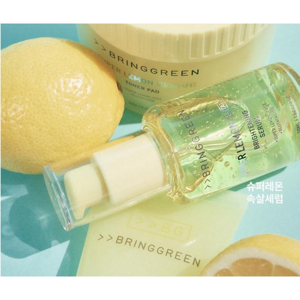 [Bring Green] Super Lemon Glutathione Brightening Serum, 50mL - No Box