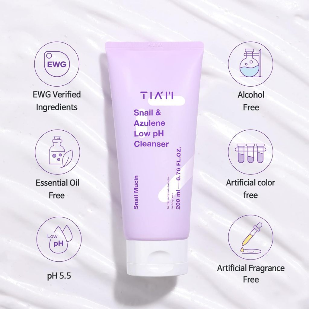 TIAM Snail&Azulene Low PH Cleanser 200ml