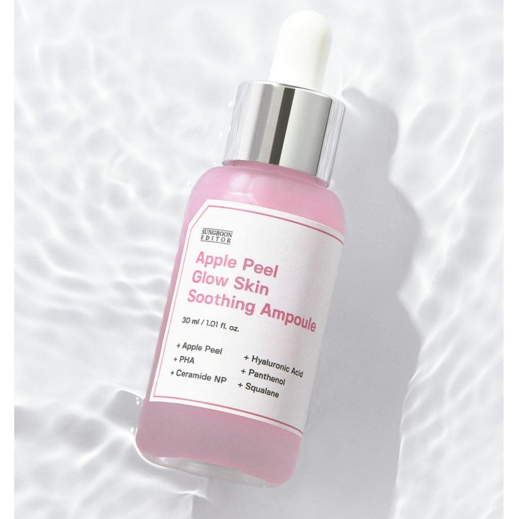 [NEW] SUNGBOON EDITOR Apple Peel Glow Skin Collection ( Toner / Pad / Ampoule / Cream )