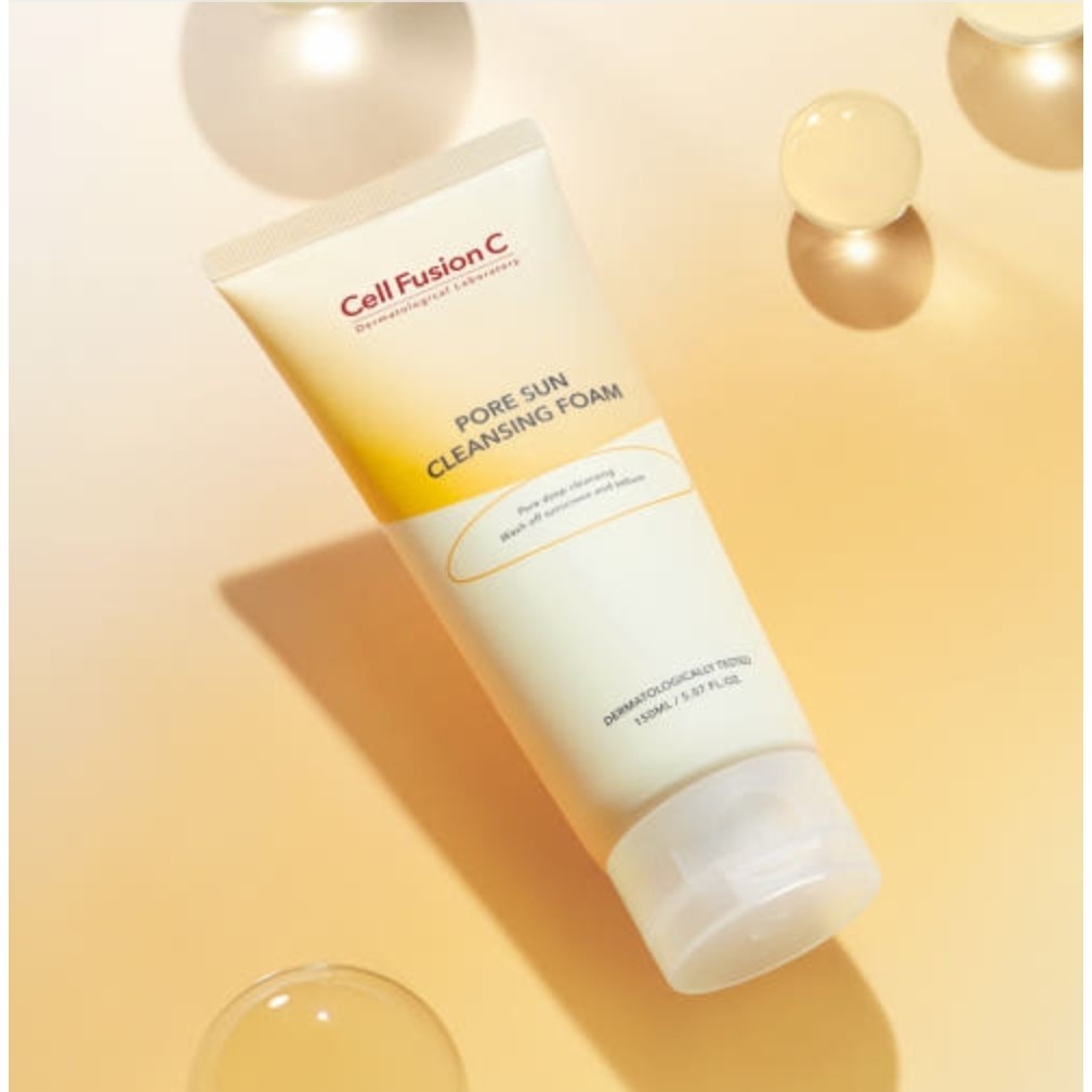 [Cell Fusion C] Pore Sun Cleansing Foam, 150mL