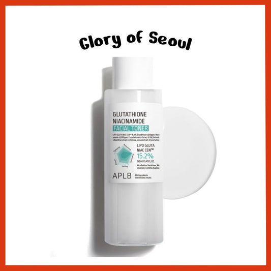 APLB Glutathione Niacinamide Facial Toner, 160mL | LIPO GLUTA NIAC CEN™ 15.2%