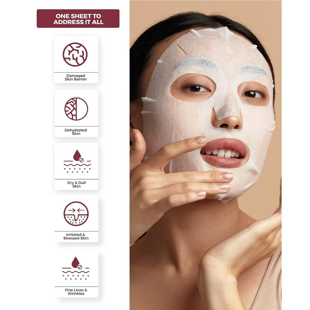 CENTELLIAN 24 Madeca Derma Face Mask (1box = 10pc)  Soothing Cotton Sheet Mask for Sensitive