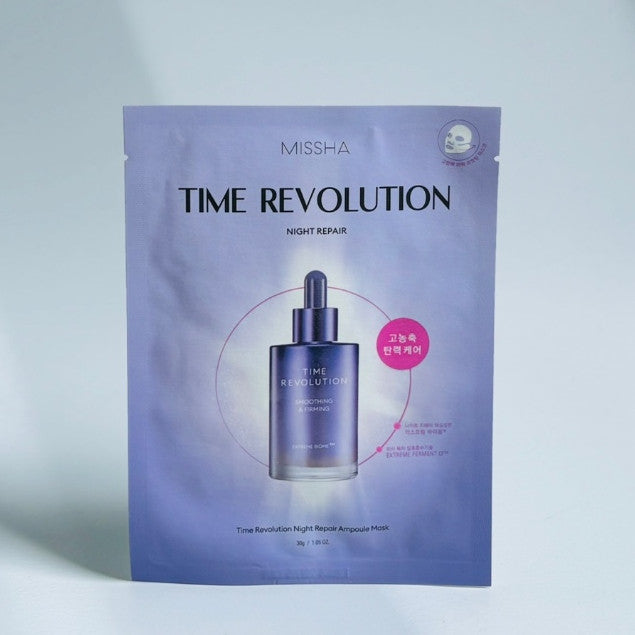 MISSHA Time Revolution Night Repair Ampoule Sheet Mask 1 Sheet