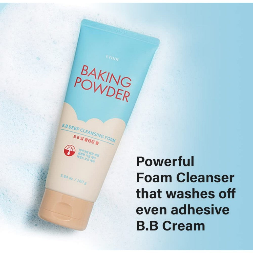 ETUDE Baking Powder Cleansing Foam 3 Types (Pore / B.B Deep)