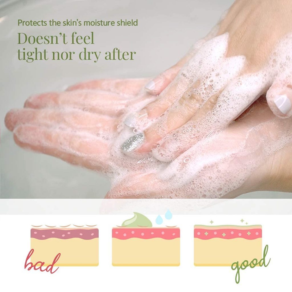 beplain Mung Bean Ph-balanced Cleansing Foam 160ml / 80ml / 40ml