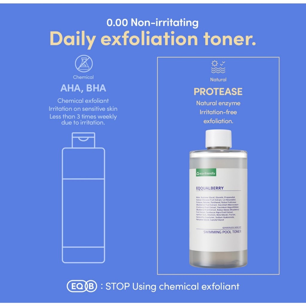 EQQUALBERRY Swimming Pool Toner 300ml, 155ml