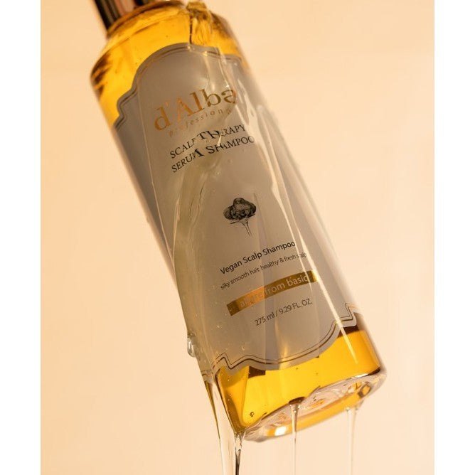 D'ALBA Vegan Repairing Scalp Therapy Serum Shampoo 65ml, 275ml