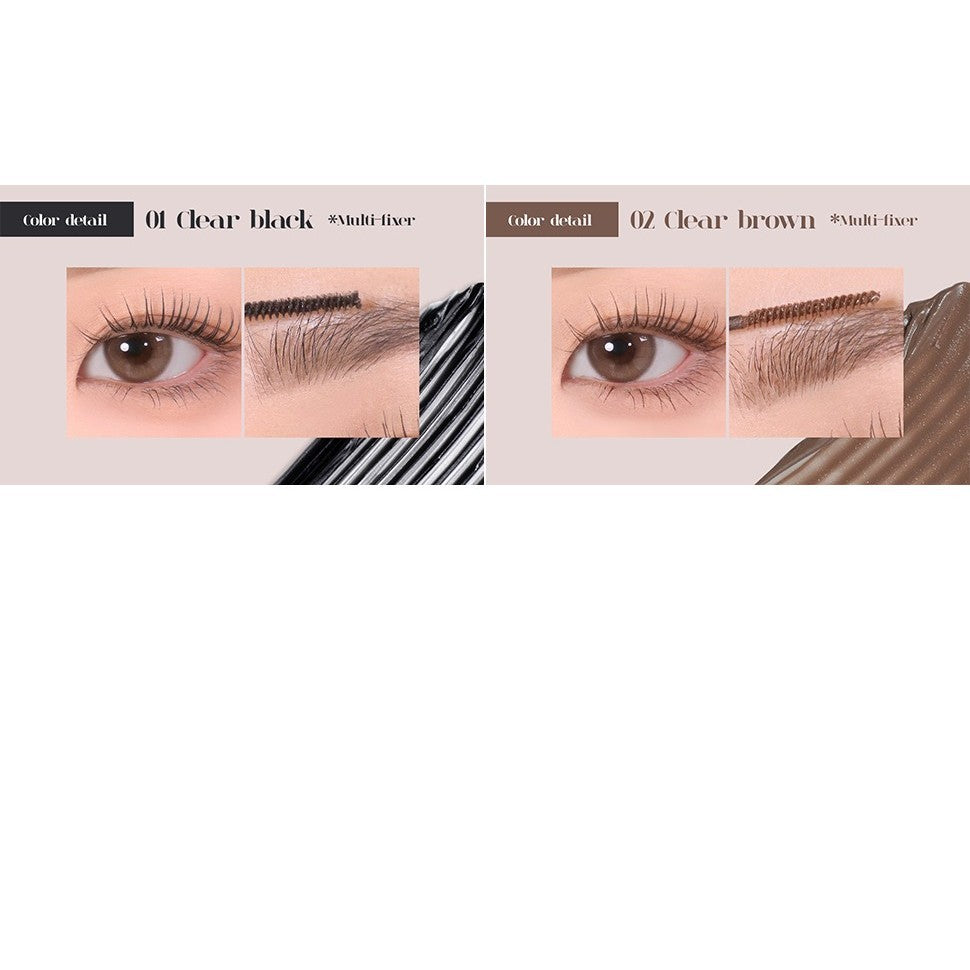 mude Inspire Skinny Curling & Multi-Fixer Volumizing Curling Mascara (10 Types)