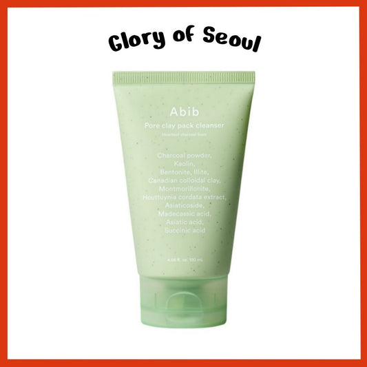 Abib Pore Clay Pack Cleanser Heartleaf Charcoal Foam 120ml