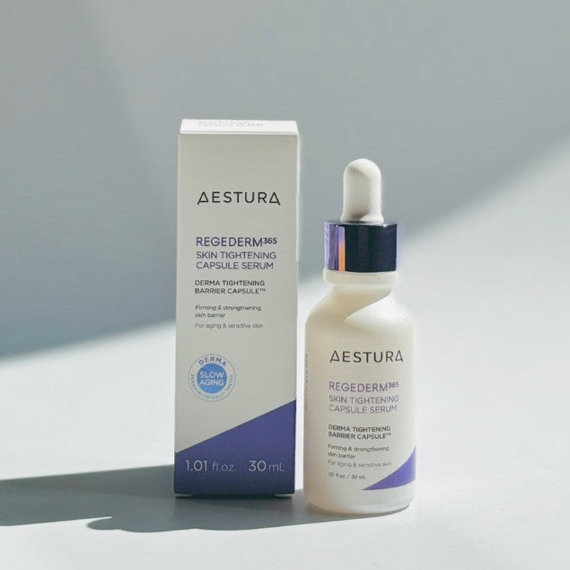 AESTURA Regederm 365 Selección | Crema en cápsulas de lifting intensivo 50ml / Sérum en cápsulas reafirmante para la piel Regederm 365 30ml