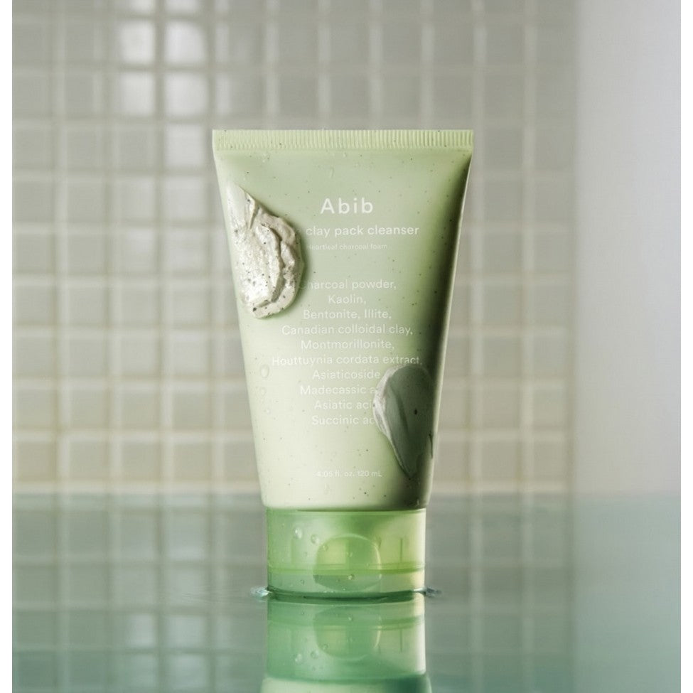 Abib Pore Clay Pack Cleanser Heartleaf Charcoal Foam 120ml