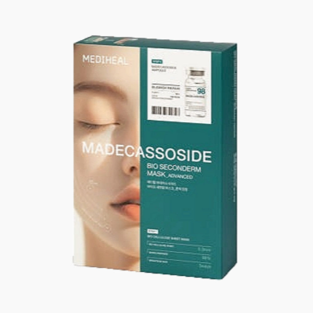 [NUEVO] MEDIHEAL Bio Seconderm Mask, SET DE 10 UD (3 Tipos) Hialuronato / Madecassoside / Rosa PDRN