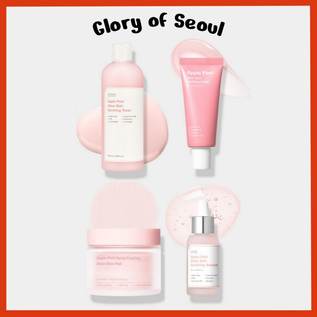 [NEW] SUNGBOON EDITOR Apple Peel Glow Skin Collection (4 Options) │ Toner / Pad / Ampoule / Cream