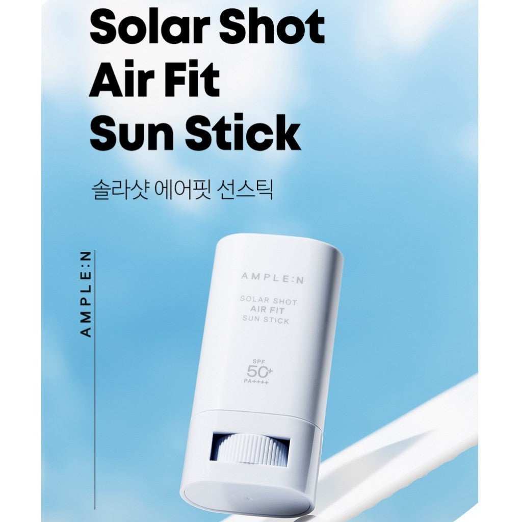 AMPLE:N Solar Shot Air Fit Sun Stick, 20g | SPF50+ PA++++