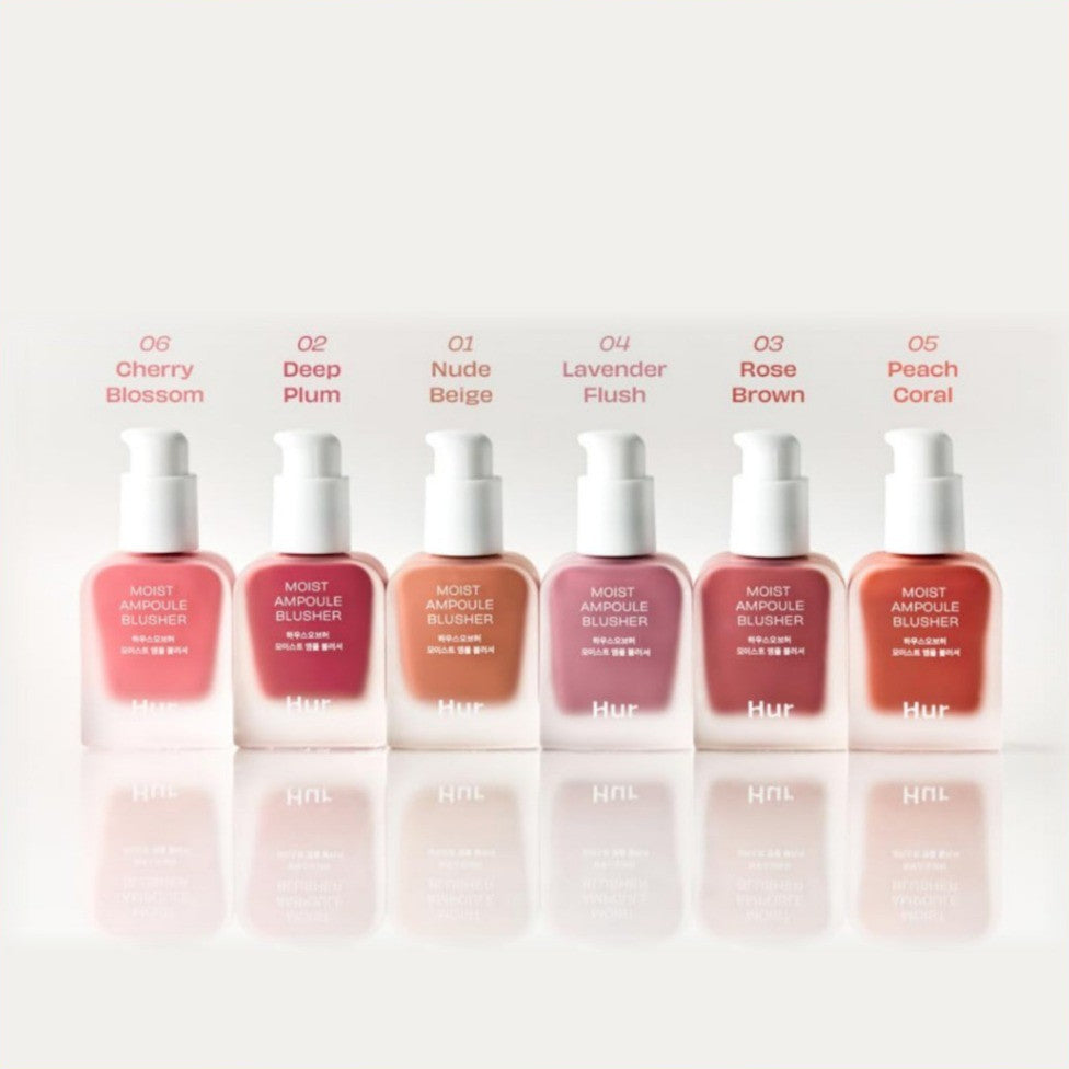 Blush em Ampola Hidratante House of HUR 20ml / 10ml (9 Cores)
