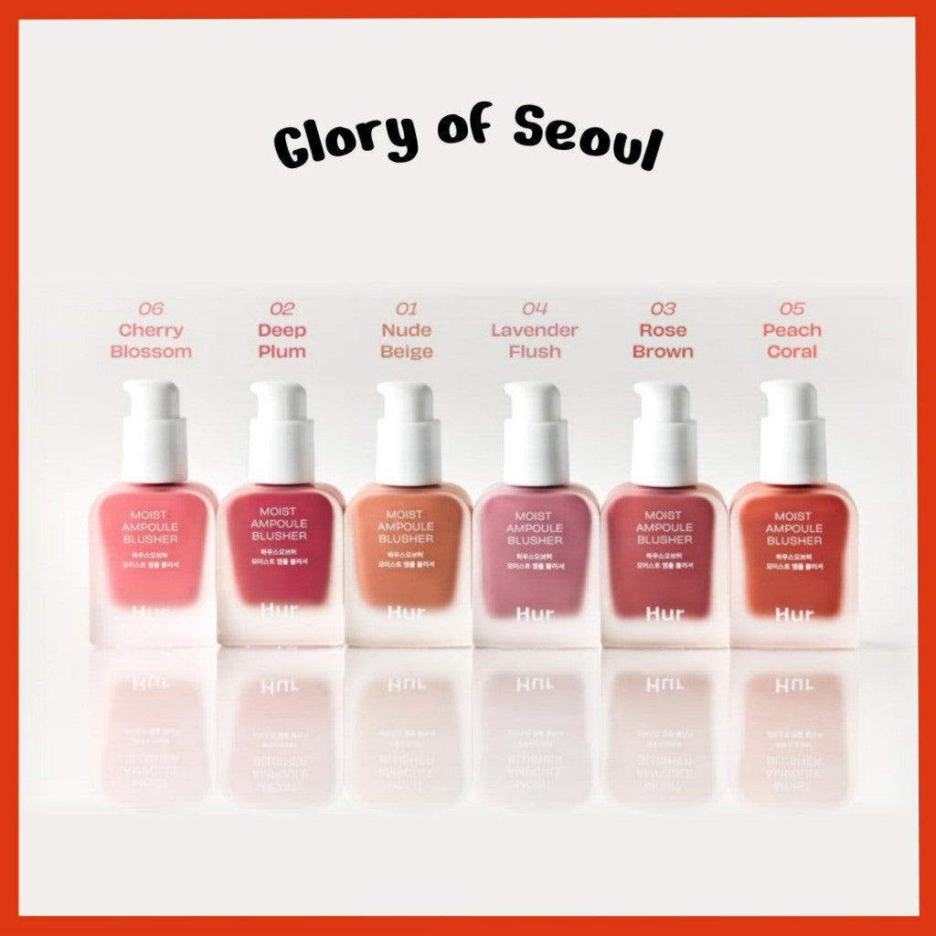 House of HUR Moist Ampoule Blusher 20ml / 10ml (9 Colors)