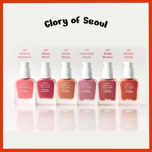 [House of HUR] Moist Ampoule Blusher, 20mL/10mL (9 Colors)