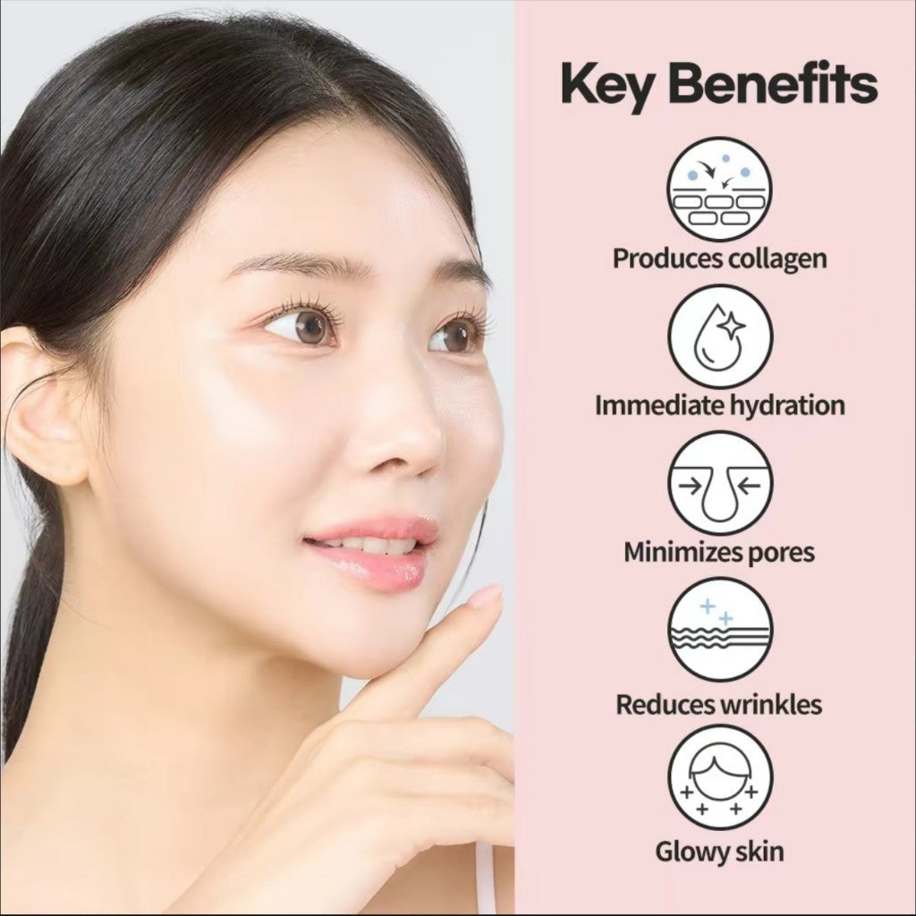 [NEW] ROUND LAB Camellia Deep Collagen Firming Gel Mask (1 Pack=4 sheets / 1 sheet)