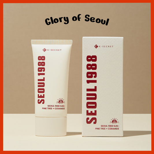 K-SECRET SEOUL 1988 Sunscreen : Pine Tree + Ceramide SPF50+ PA++++ 50ml