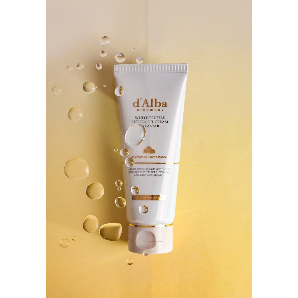 d'Alba White Truffle Return Oil Cream Cleanser 100ml (Tube Type)