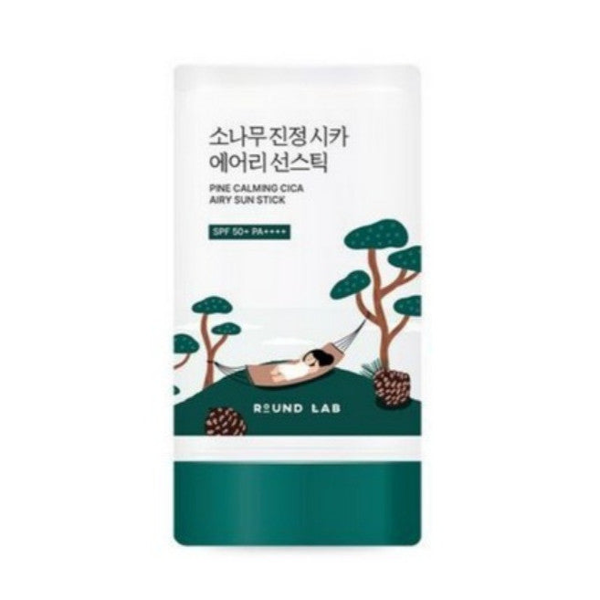 Round Lab Birch Juice Moisturizing / Pine Calming Cica Airy Sun Stick, 19g (2 Types) | SPF 50+ PA++++