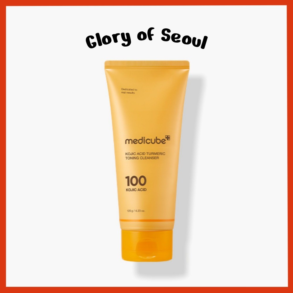 MEDICUBE Kojic Acid Turmeric Toning Cleanser 120g