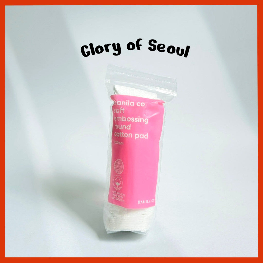 Banila Co Soft Embossing Round Cotton Cotton Pad 120PCS