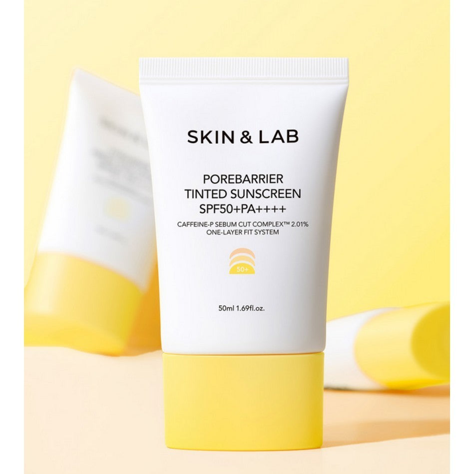 [SKIN&LAB] Porebarrier Tinted Sunscreen, 50mL | SPF50+ PA++++