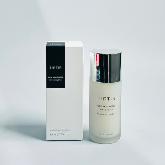 [TIRTIR] Milk Skin Toner, 150mL/50ml | Deep Moisturizing, Instant Glow, 2% Niacinamide, Chamomile, Rice Bran Extract, Ceramide, Panthenol