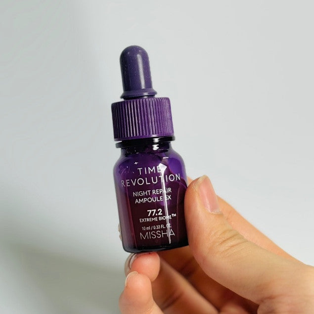 [MINI] MISSHA TIME REVOLUTION NIGHT REPAIR AMPOULE 10ML/ CREAM 10ML