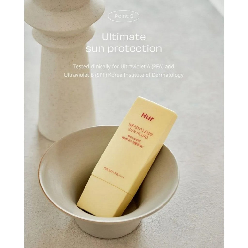 HOUSE OF HUR Weightless Sun Fluid 50ml,  Tropical Dew Sunscreen 50ml