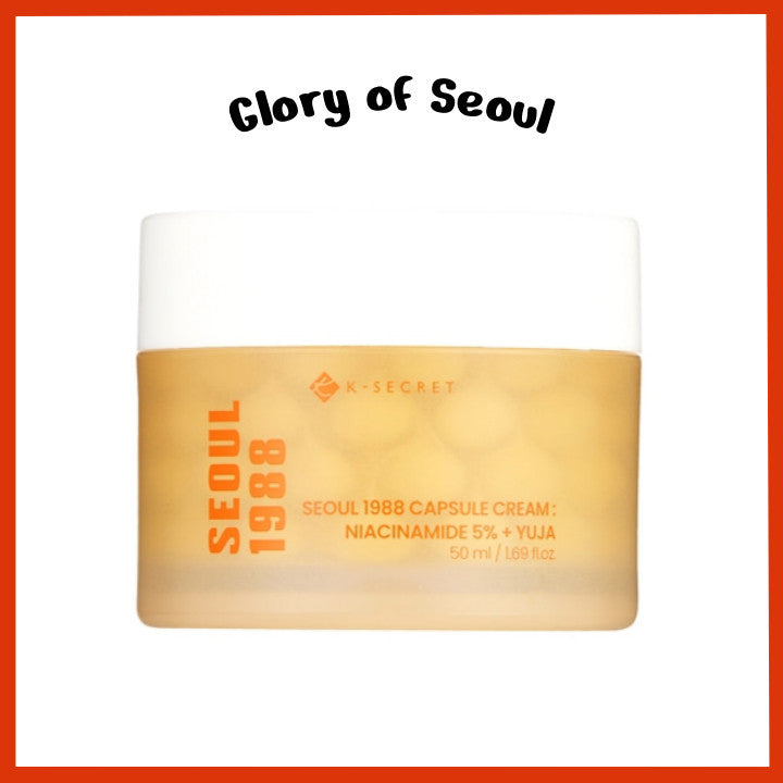 K-SECRET SEOUL 1988 Capsule Cream : Niacinamide 5% + Yuja 50ml