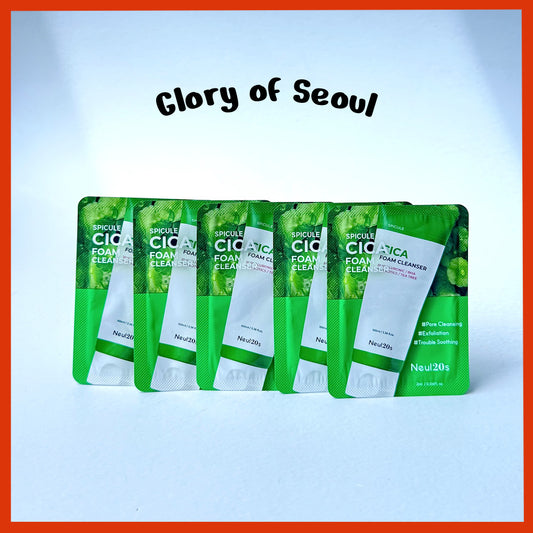 [SAMPLE SET] NEUL20s Spicule Foam Cleanser 5ea