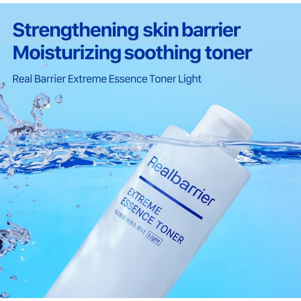 Real Barrier Extreme Essence Toner, 200mL (2 Types) Original / Light