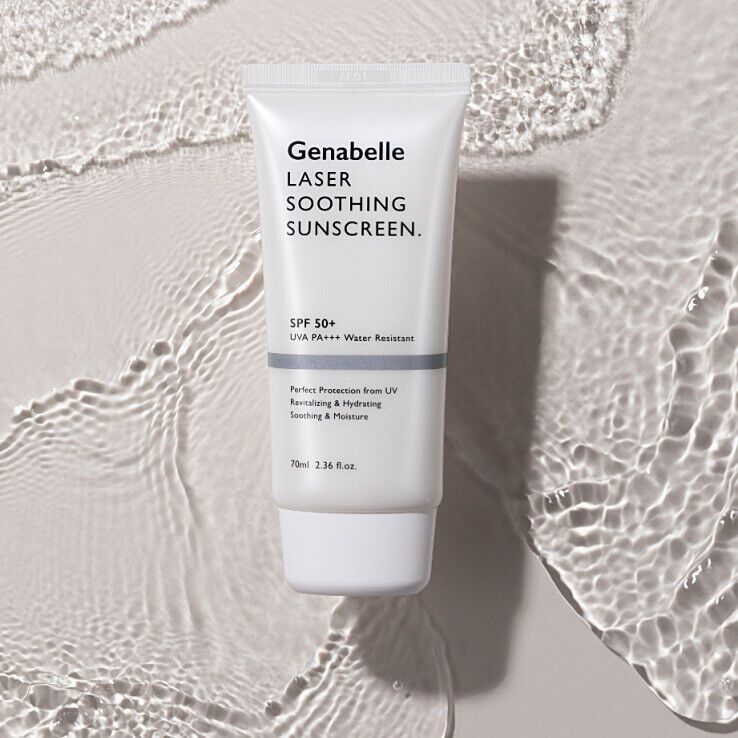 Protector solar calmante Genabelle Laser SPF50+ PA+++ 70ml