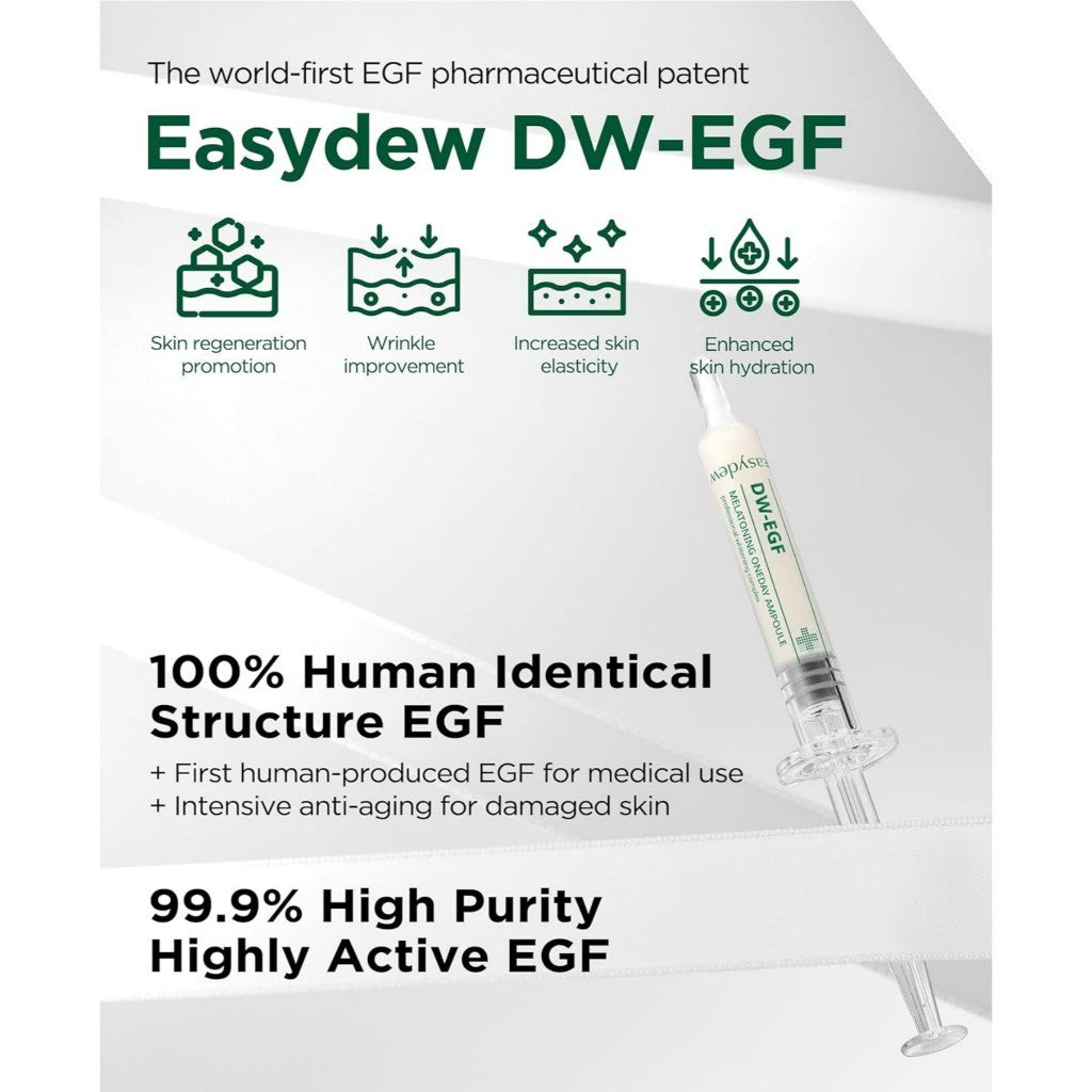 [Large capacity] Easydew DW-EGF Melatoning One-Day Daily Ampoule Serum, 15mL