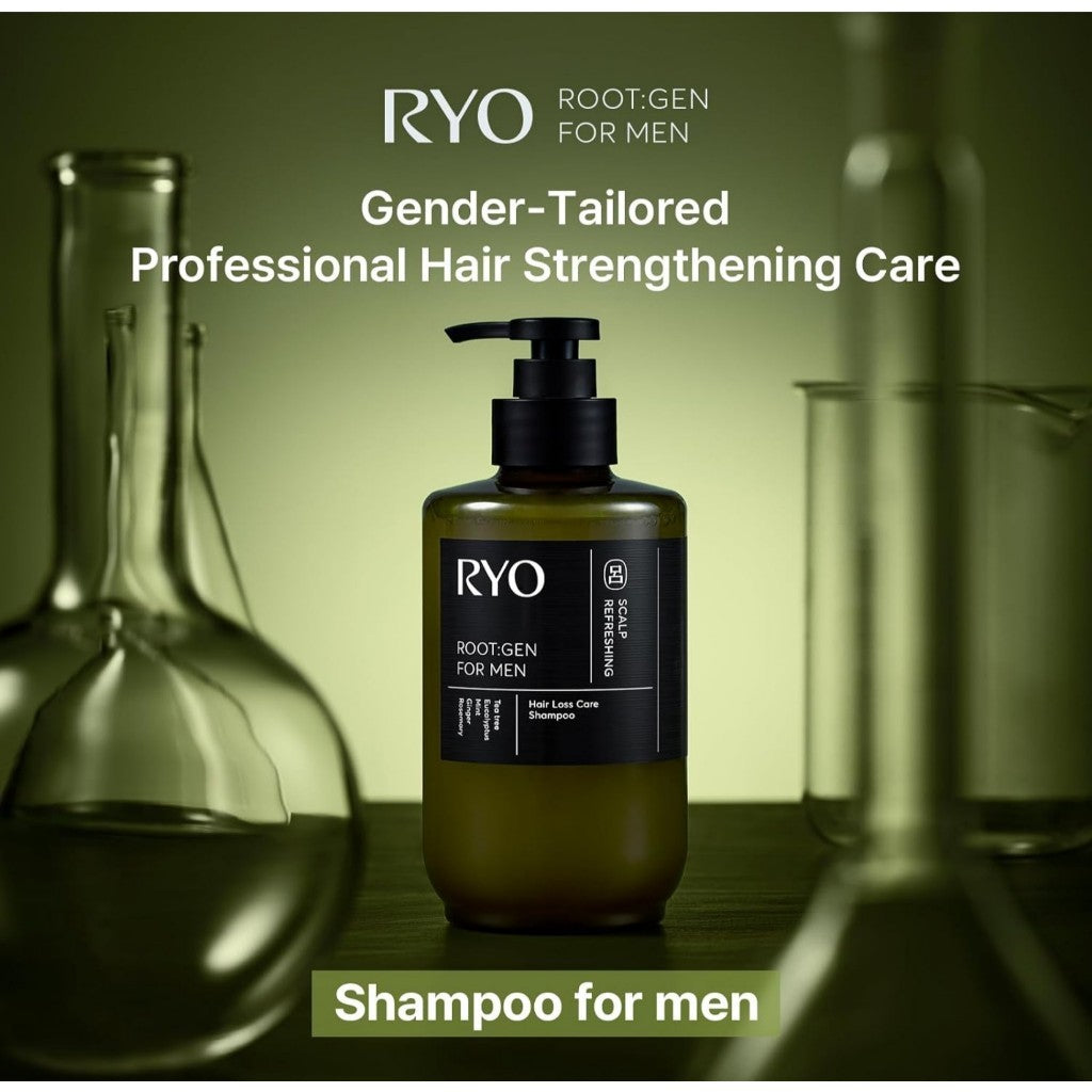 Champú / Tratamiento anticaída RYO Root Gen para mujeres y hombres, 17.4 fl oz, 515 ml